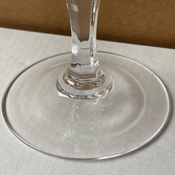 Chantilly Taille Beaugency Blown Glass Water Goblets D’Arques-Durand Set of 6 - Picture 16 of 16